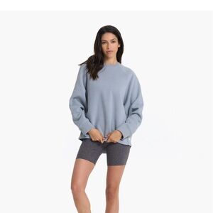 Vuori Halo restore oversize light cloud sweatshirt